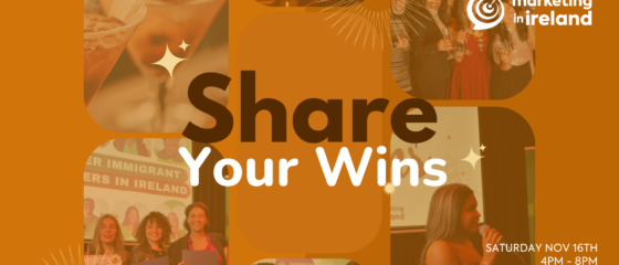 Celebrating immigrant marketers at the Share Your Wins event.