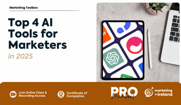 Top 4 AI tools for marketers in 2025 workshop.